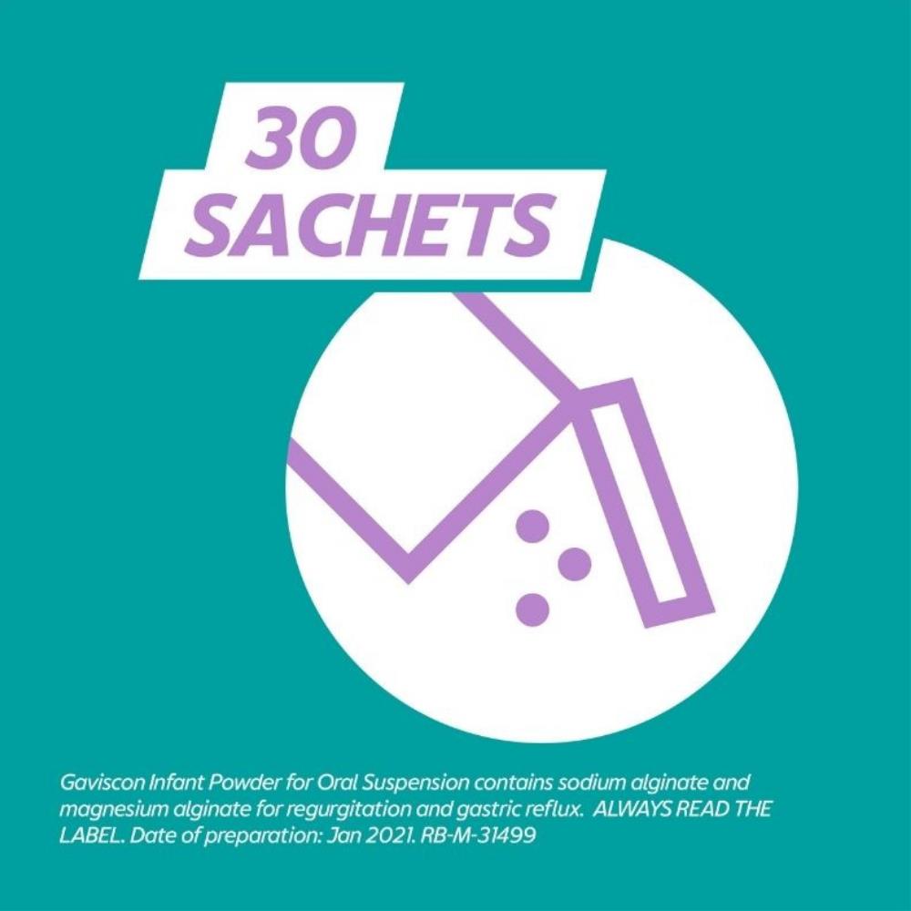 Gaviscon Infant Sachets 30 Pack Inish Pharmacy Ireland