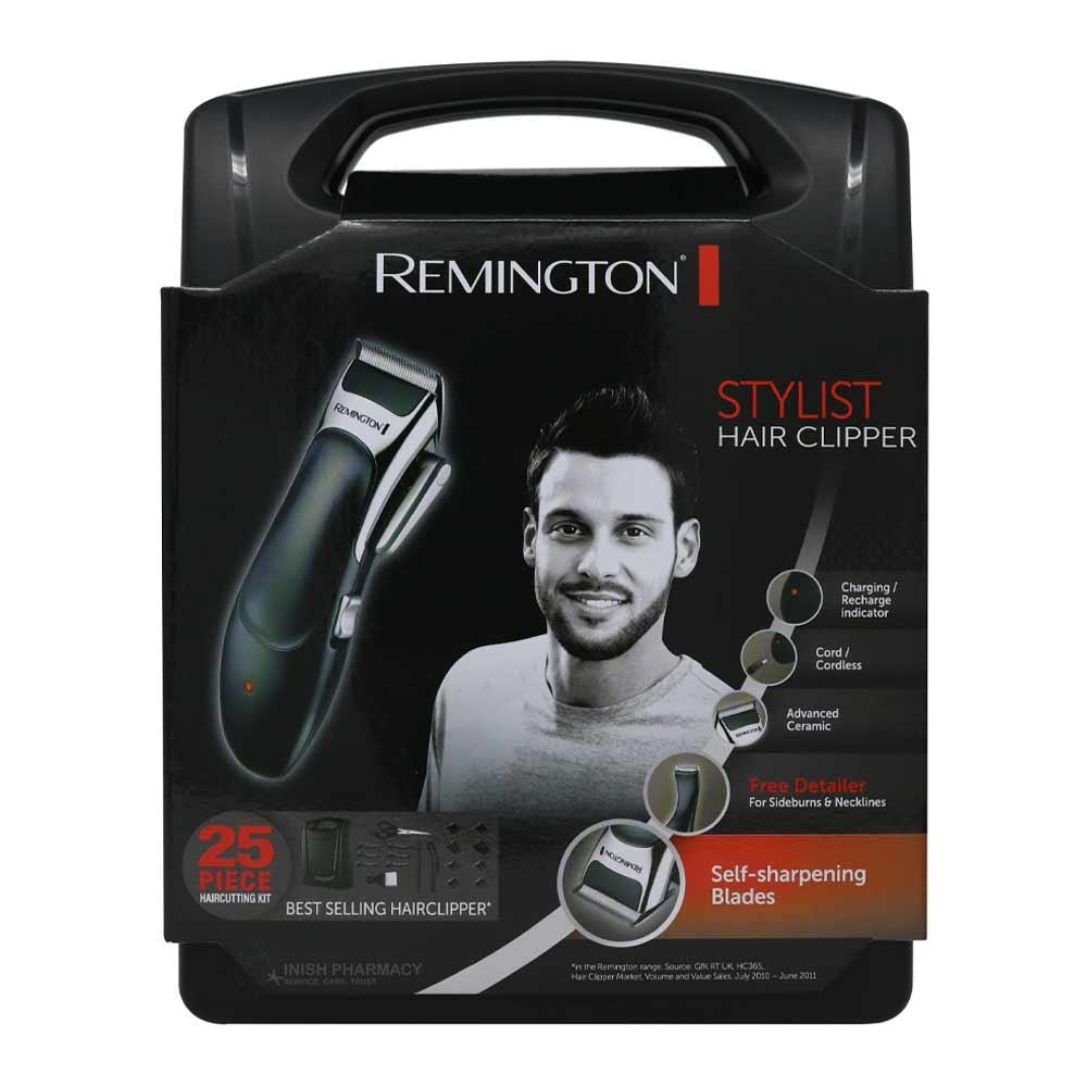 Remington Stylist Hair Clipper 25 Piece Haircutting Kit Inish