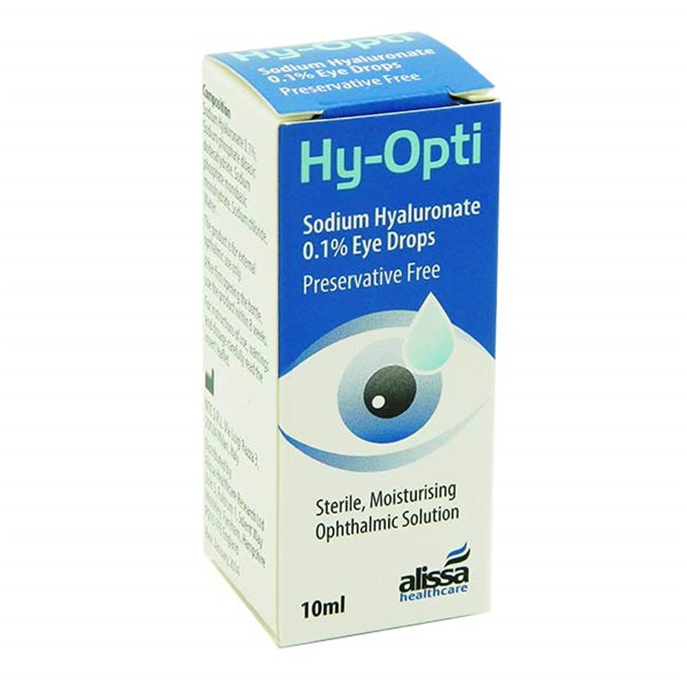 HyOpti Sodium Hyaluronate 0.1 Eye Drops 10ml Inish Pharmacy Ireland