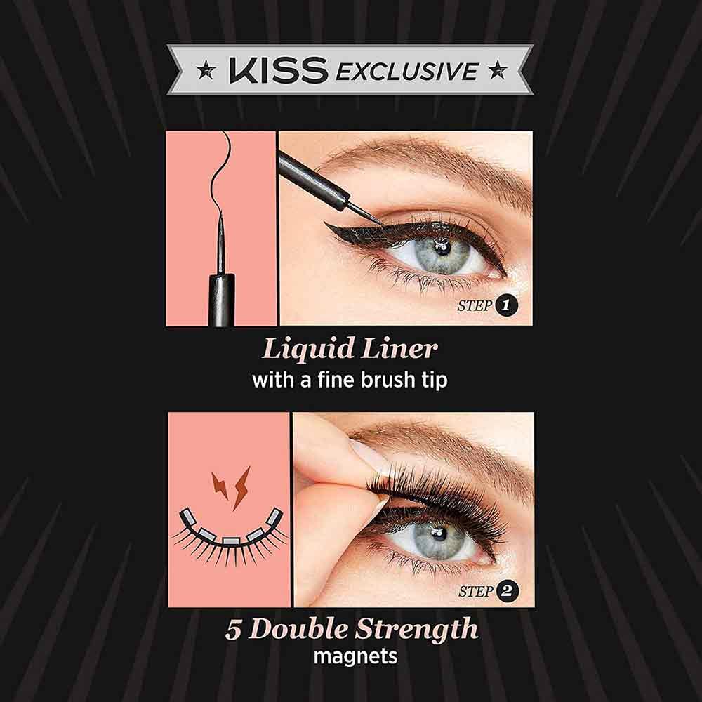 KISS Eyeliner/Eyelash Kit 01 Inish Pharmacy Ireland