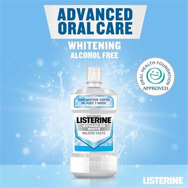 Listerine Advanced White Spearmint Mouthwash 500ml