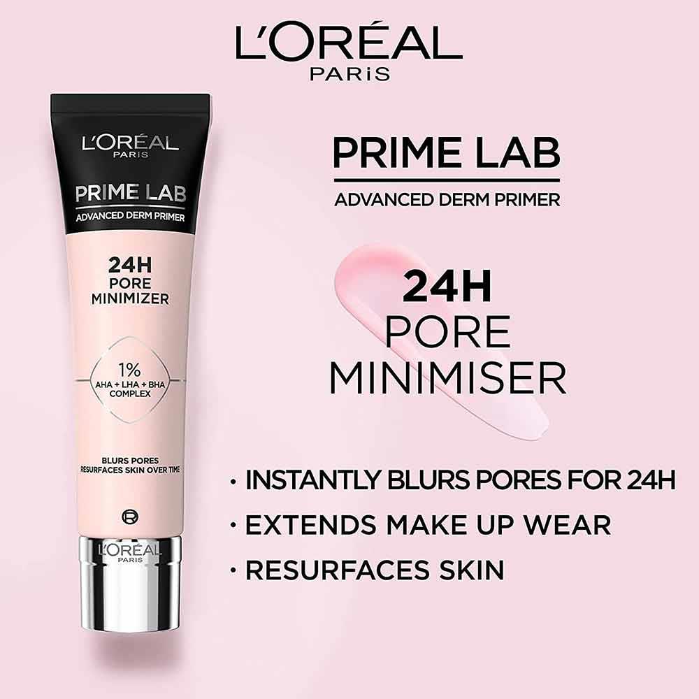 L'Oreal Paris Prime Lab 24HR Pore Minimiser Primer | Inish Pharmacy ...