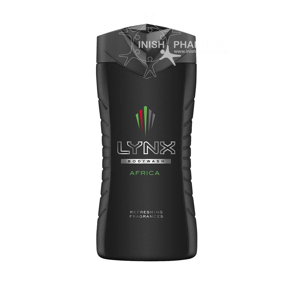 Lynx Shower Gel Africa 225ml Inish Pharmacy Ireland