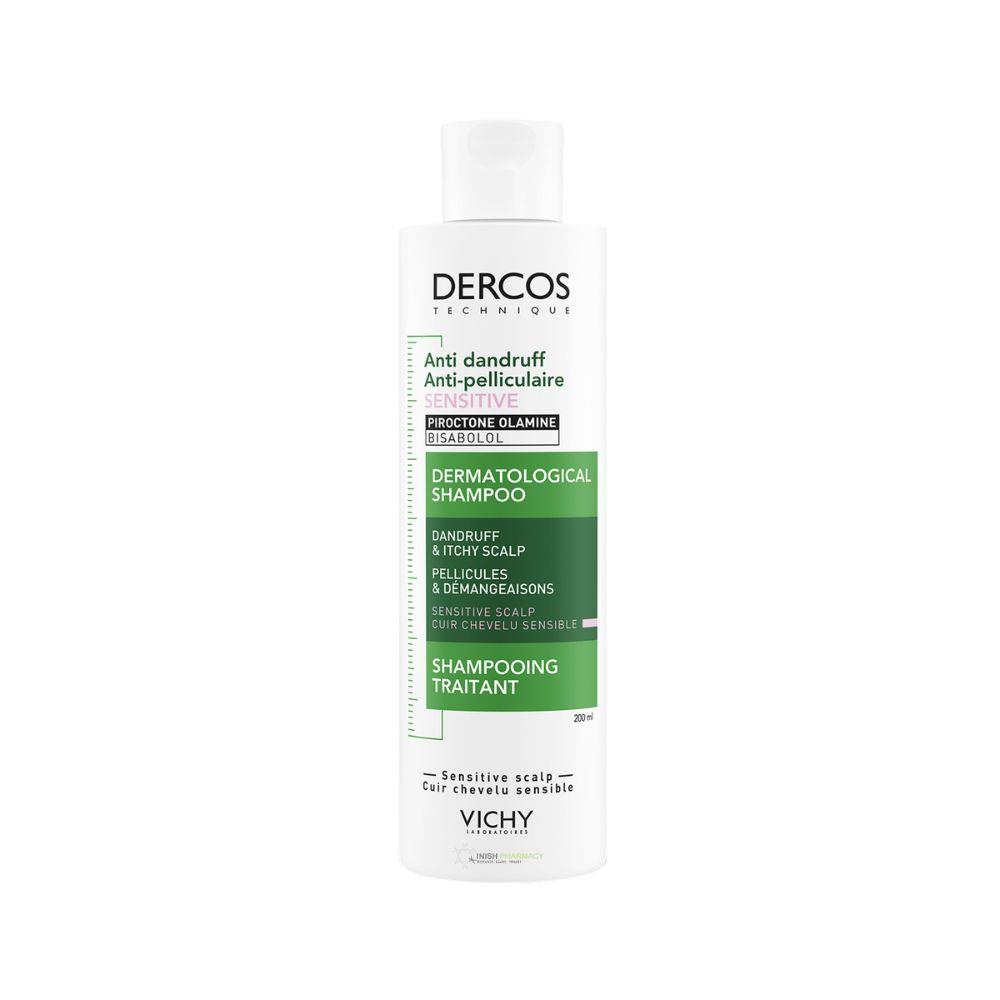 Vichy Dercos Anti Dandruff & Itchy Scalp Shampoo For Sensitive Scalps