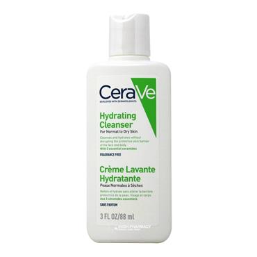 CeraVe Travel Size Hydrating Cleanser for Normal to Dry Skin 88ml