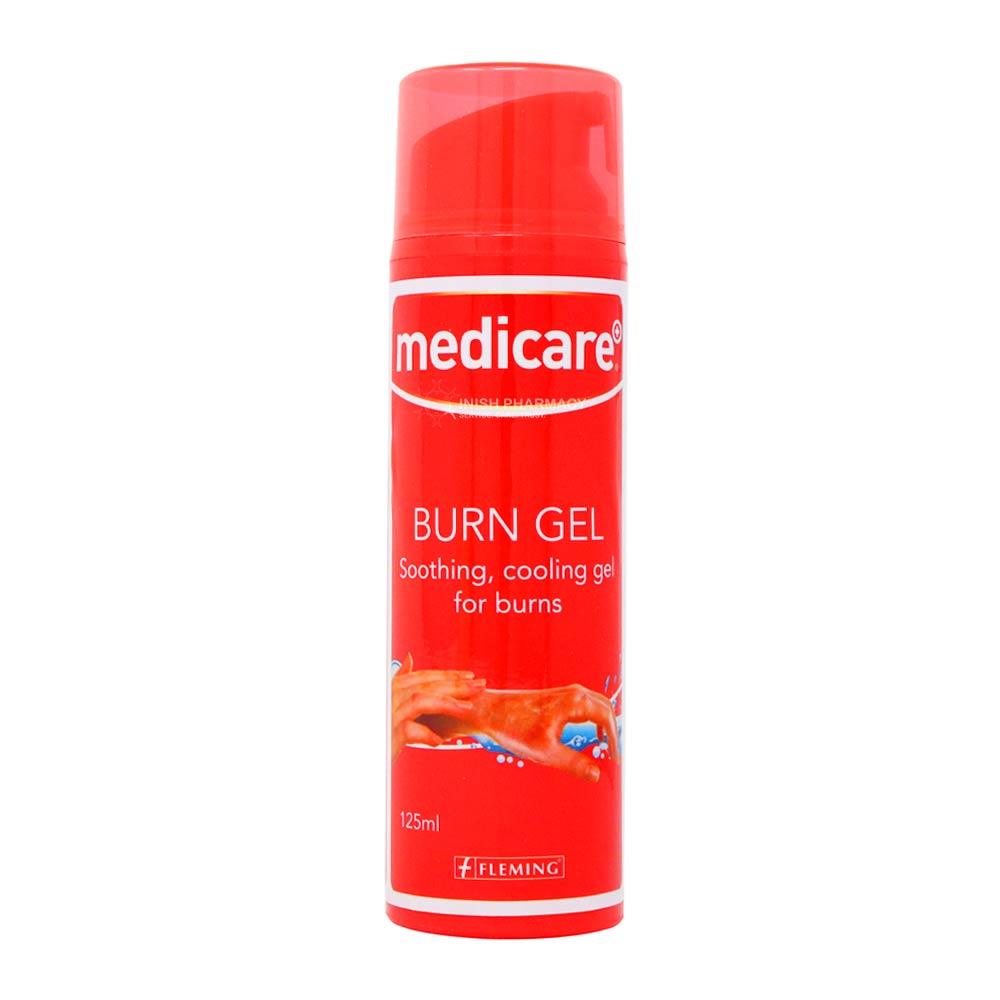 Medicare Burn Gel Pump 125ml Inish Pharmacy Ireland