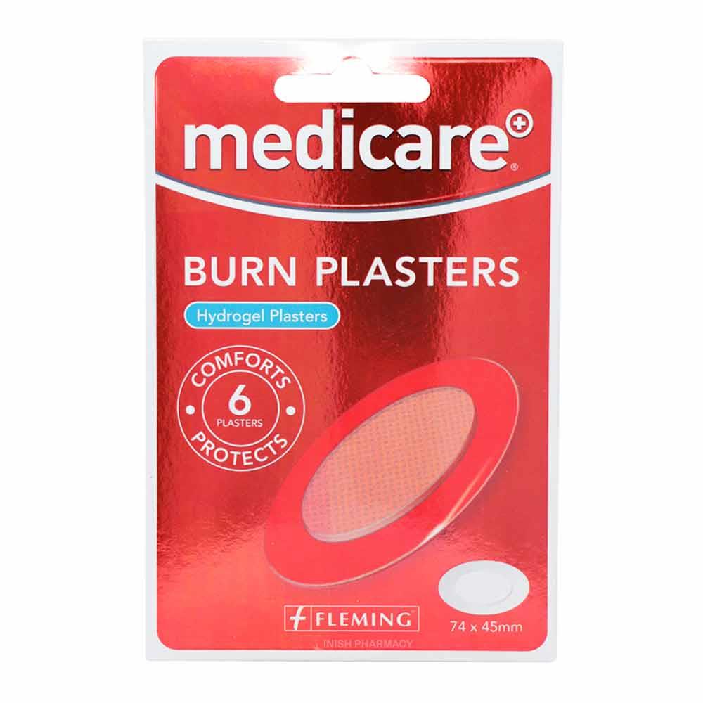 Medicare Sterile Burn Plasters 6 Pack Inish Pharmacy Ireland