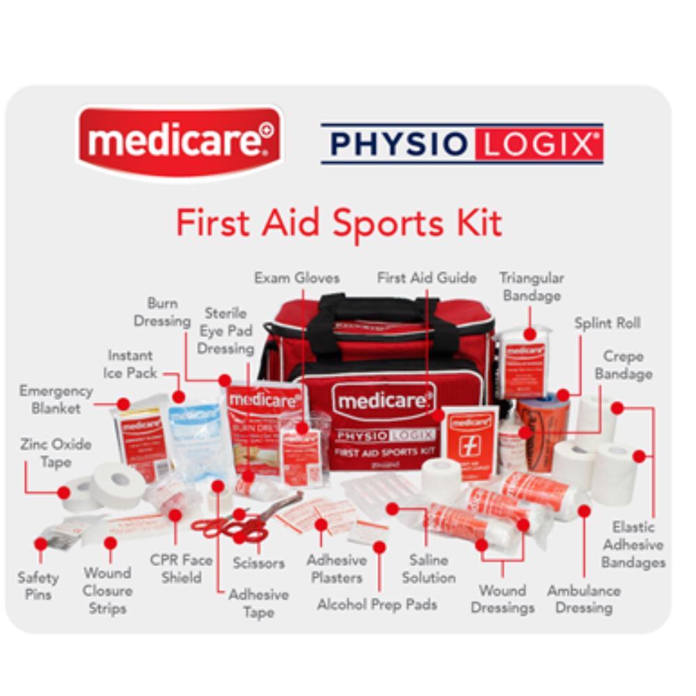 Medicare Physiologix Sports First Aid Kit MD6008 Inish Pharmacy