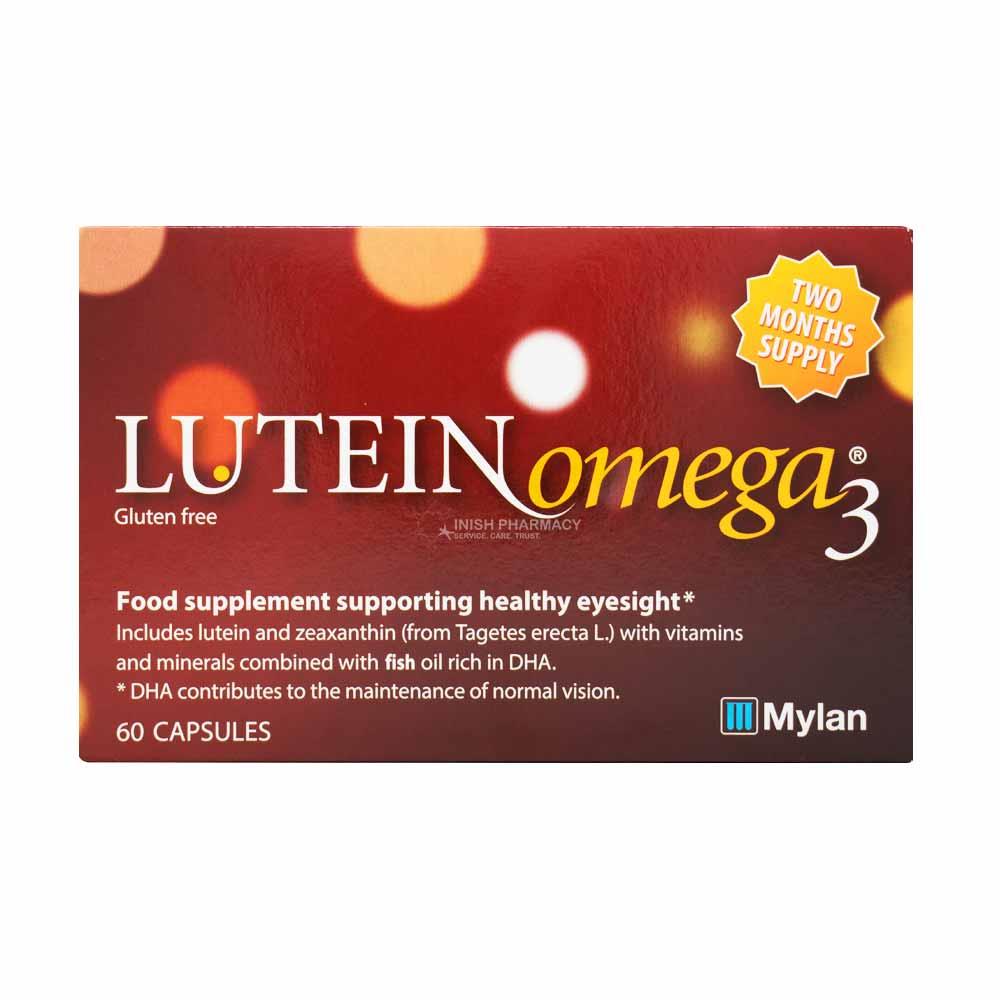 Lutein Omega 3 for AMD 60 Capsules Inish Pharmacy Ireland