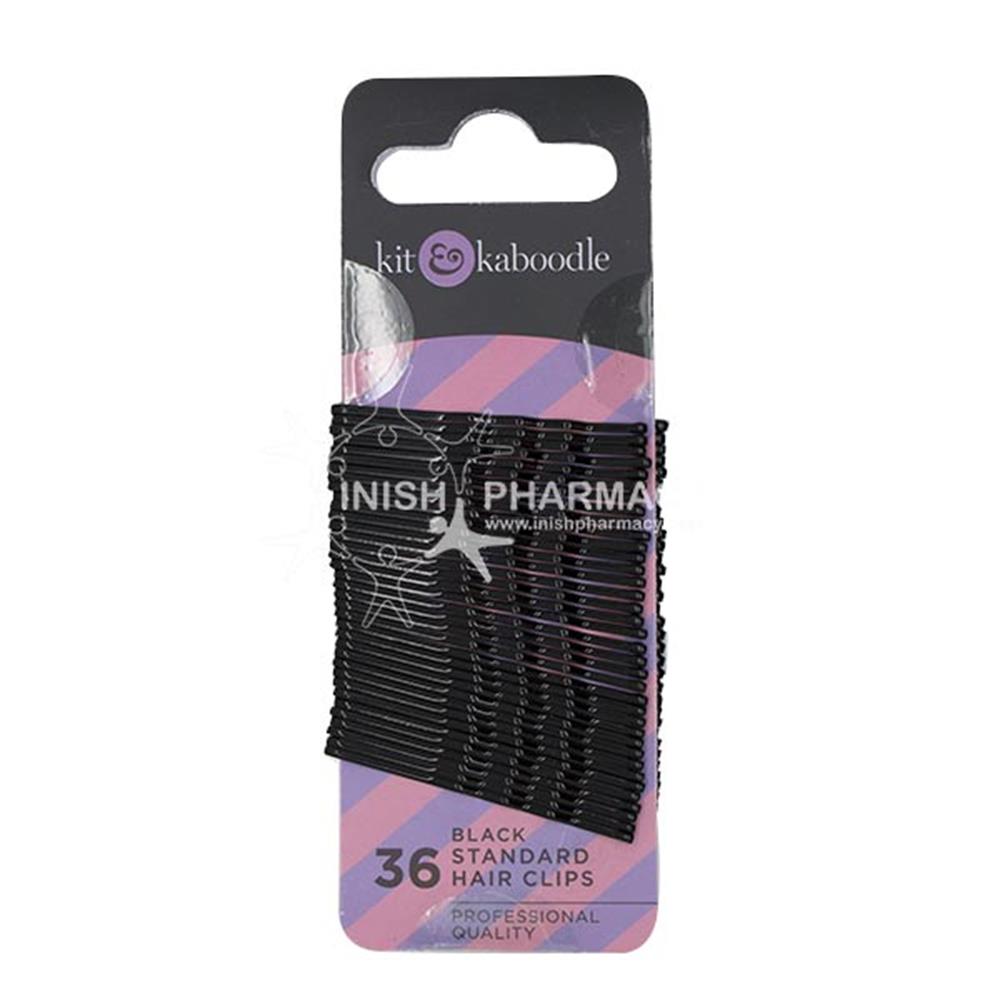 Kit & Kaboodle Black Standard Clips 36 Pack Inish Pharmacy Ireland