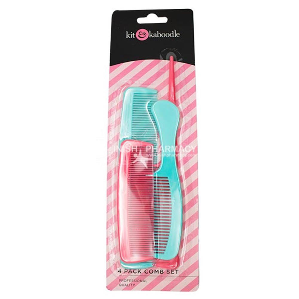 Kit & Kaboodle Family Combs 4 Pack Inish Pharmacy Ireland