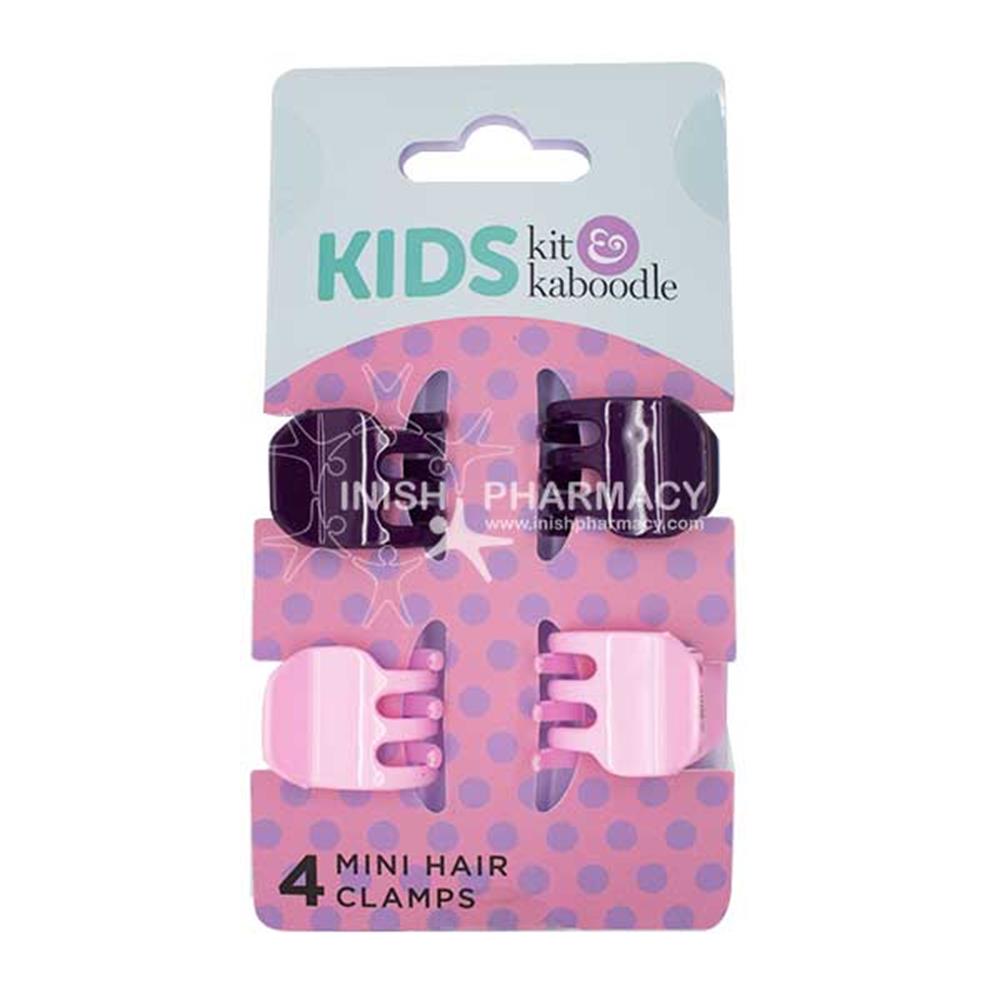Kit & Kaboodle Mini Hair Clamps 4 Pack Inish Pharmacy Ireland