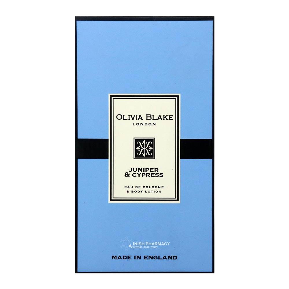 Olivia Black Juniper & Cypress 2 Piece Gift Set Inish Pharmacy Ireland