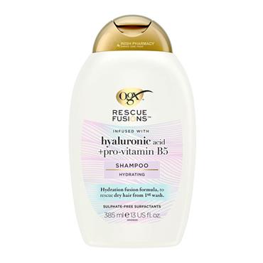 OGX Rescue Fusions Hyaluronic Acid & Pro Vitamin B5 Shampoo 385ml