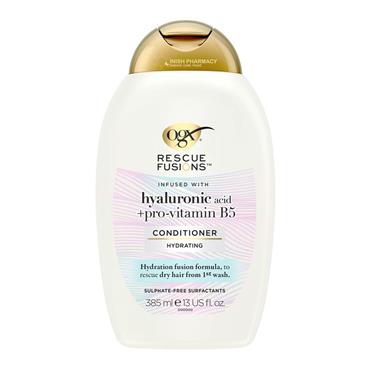 OGX Rescue Fusions Hyaluronic Acid & Pro Vitamin B5 Conditioner 385ml