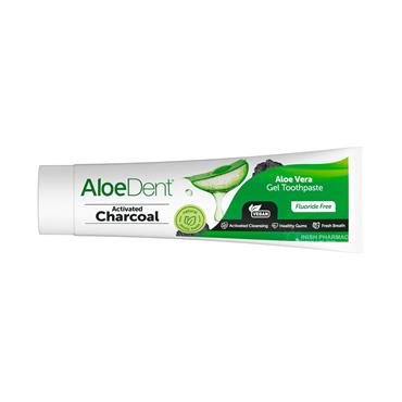 Optima Aloe Dent Activated Charcoal Fluoride Free Toothpaste 100ml