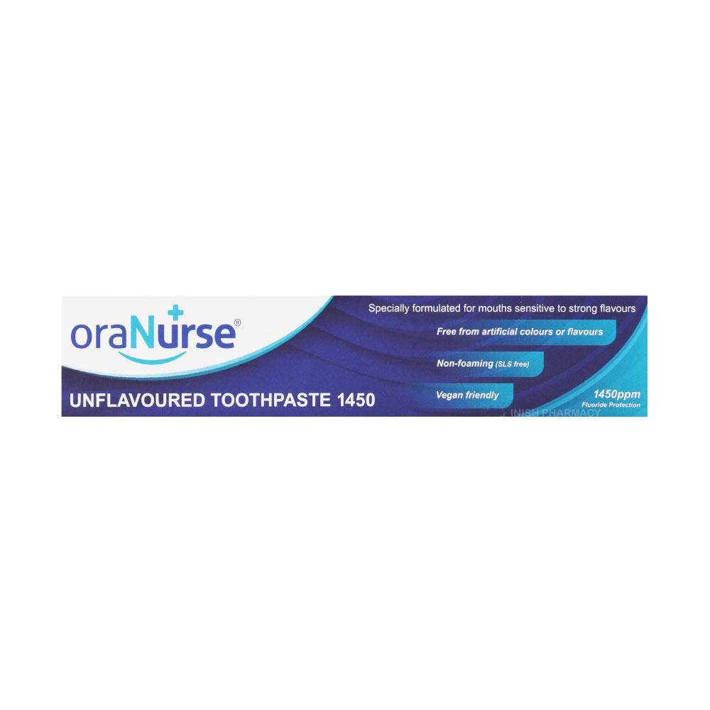 Oranurse Unflavoured Toothpaste Original 50ml Inish Pharmacy Ireland