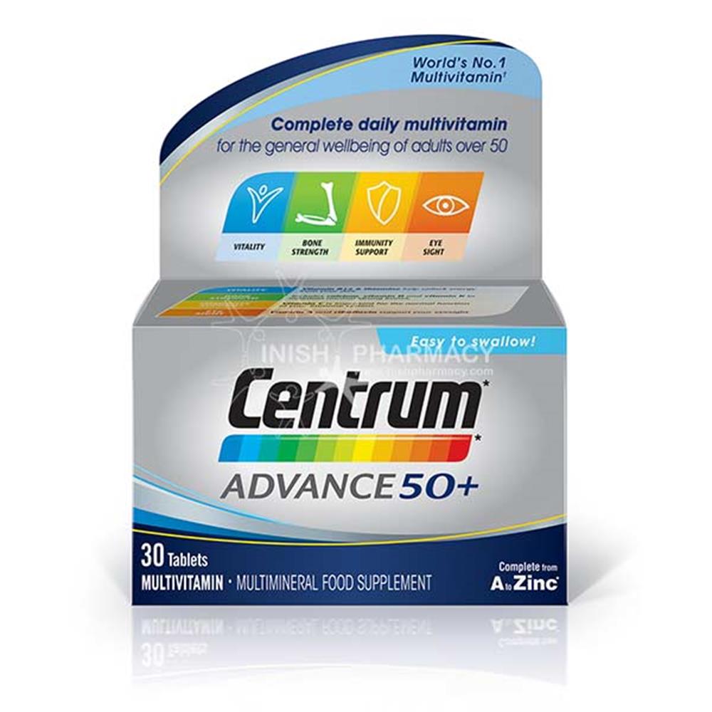 Centrum Advance 50+ Multivitamins Inish Pharmacy Ireland