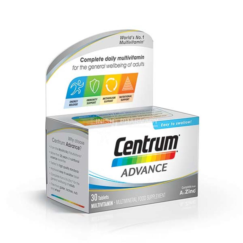 Centrum Advance Multivitamins Inish Pharmacy Ireland