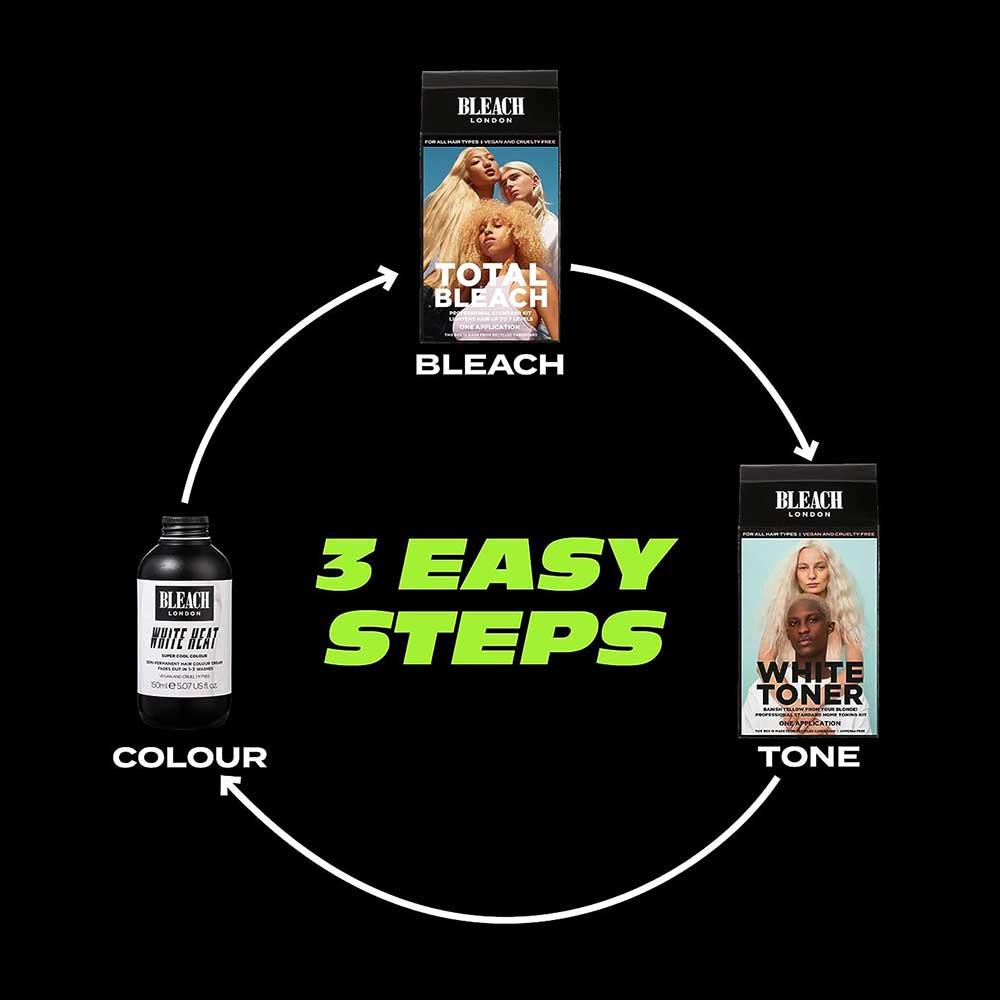 Bleach London Super Cool SemiPermanent Hair Colour Inish Pharmacy