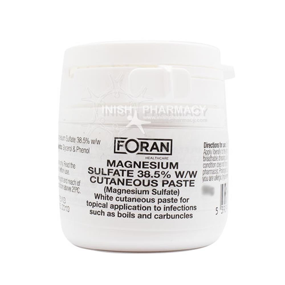Magnesium sulfate paste inish pharmacy ireland