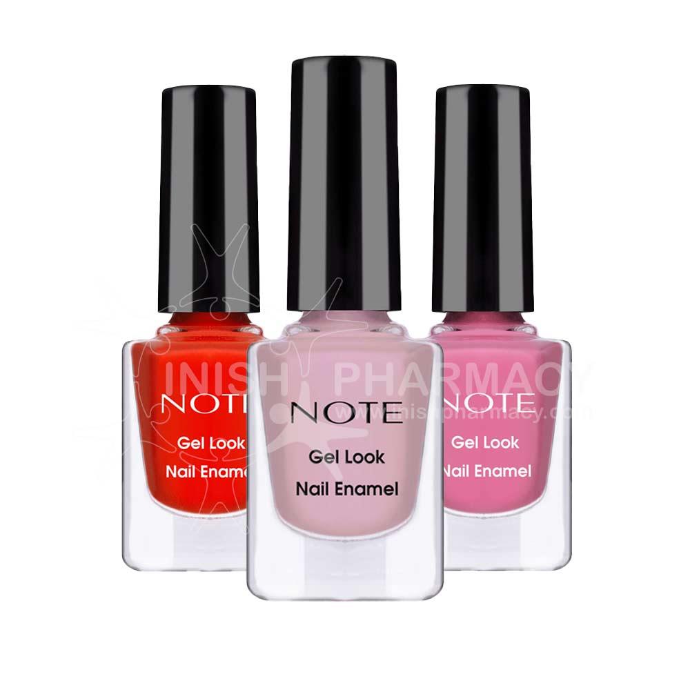 NOTE Cosmetics Gel Look Nail Enamel Inish Pharmacy Ireland