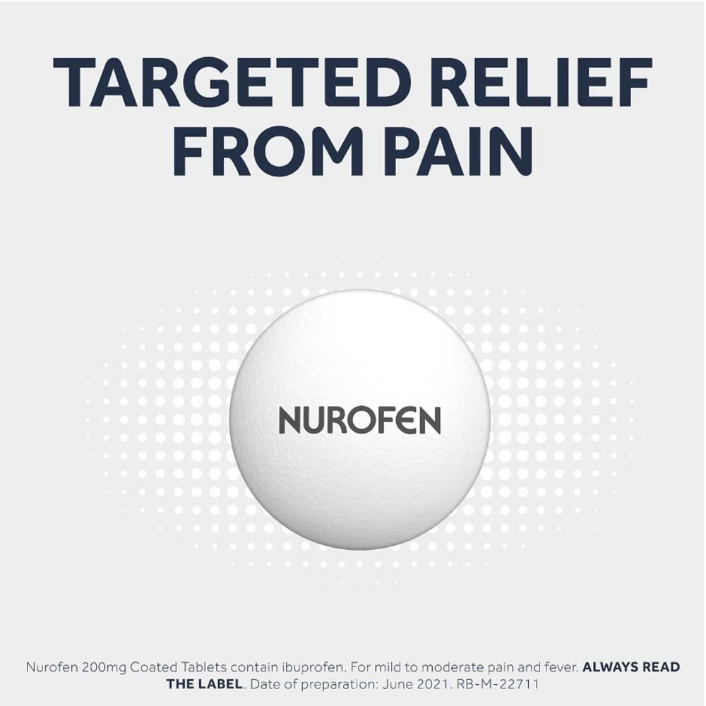 Nurofen Ibuprofen 200mg Coated Tablets Inish Pharmacy Ireland