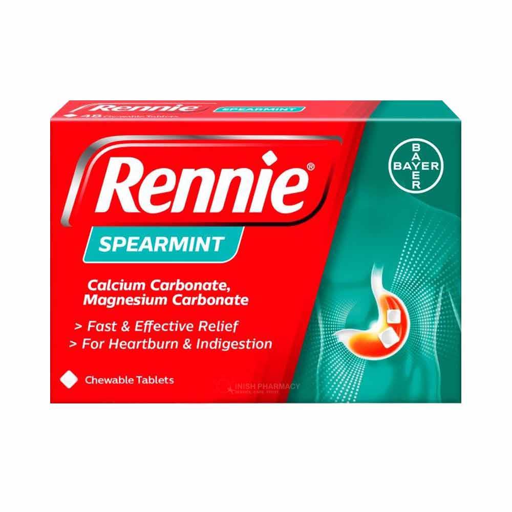 Rennie Spearmint Tablets Inish Pharmacy Ireland