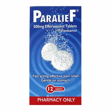 Paralief Paracetamol 500mg Effervescent Tablets 12 Pack