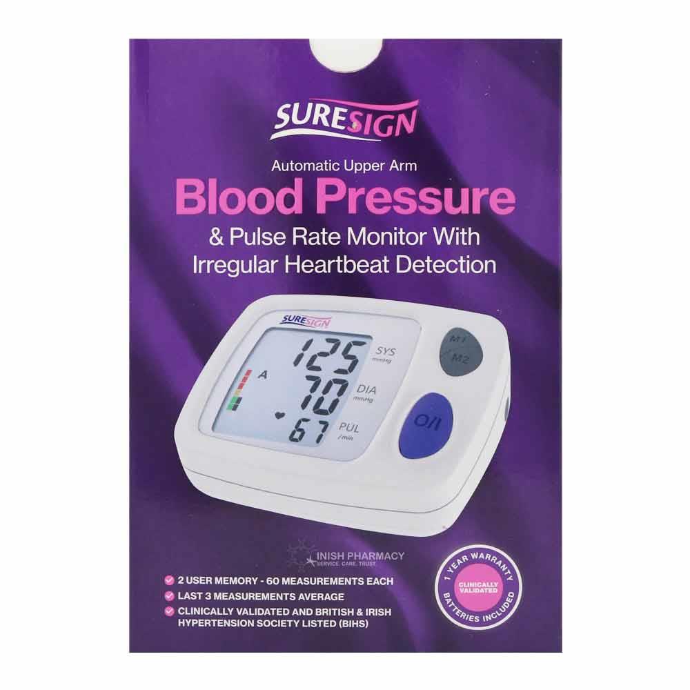 Suresign Blood Pressure & Pulse Monitor Inish Pharmacy Ireland