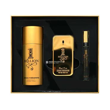 Paco Rabanne 1 Million 3 Piece Giftset