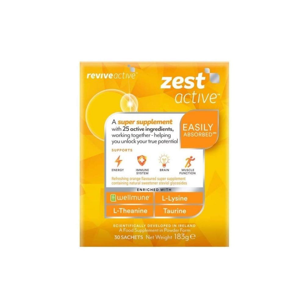 Revive Active Zest Active Food Supplement 30 Sachets Inish Pharmacy