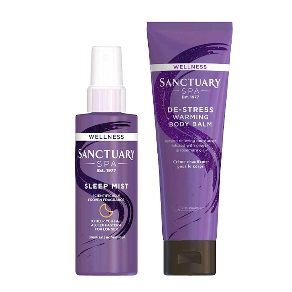 Sanctuary Spa Wellness Night Time Rescue/Bedtime Heroes 2 Piece Giftset