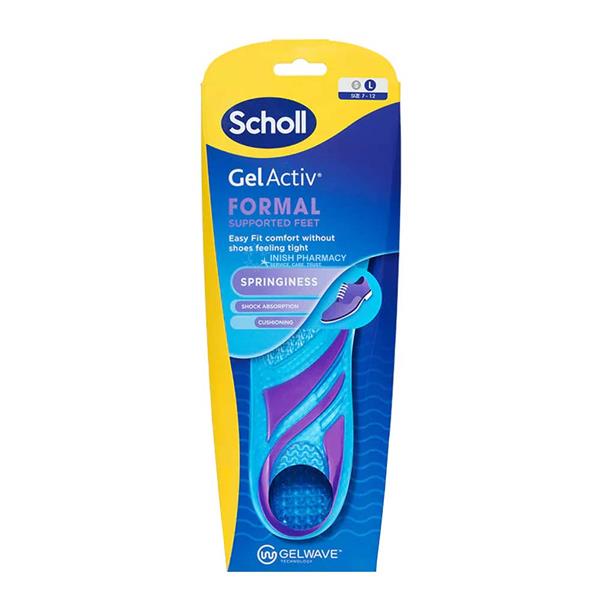 Scholl Gel Activ Formal Insoles Pair Large Inish Pharmacy
