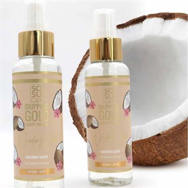 SOSU Wonder Water Self Tanning Face Mist Medium Dark Coconut Scent 100ml