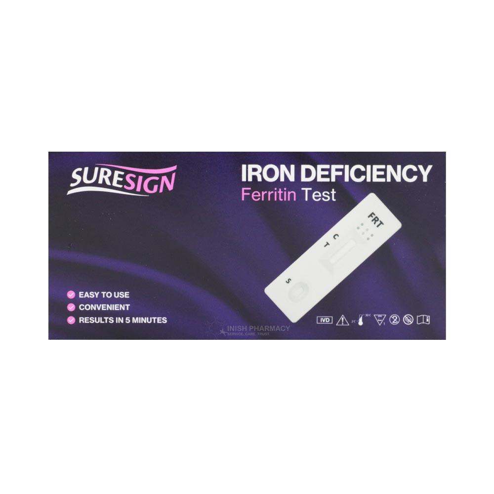 Suresign Iron Deficiency Test (Ferritin) Inish Pharmacy Ireland
