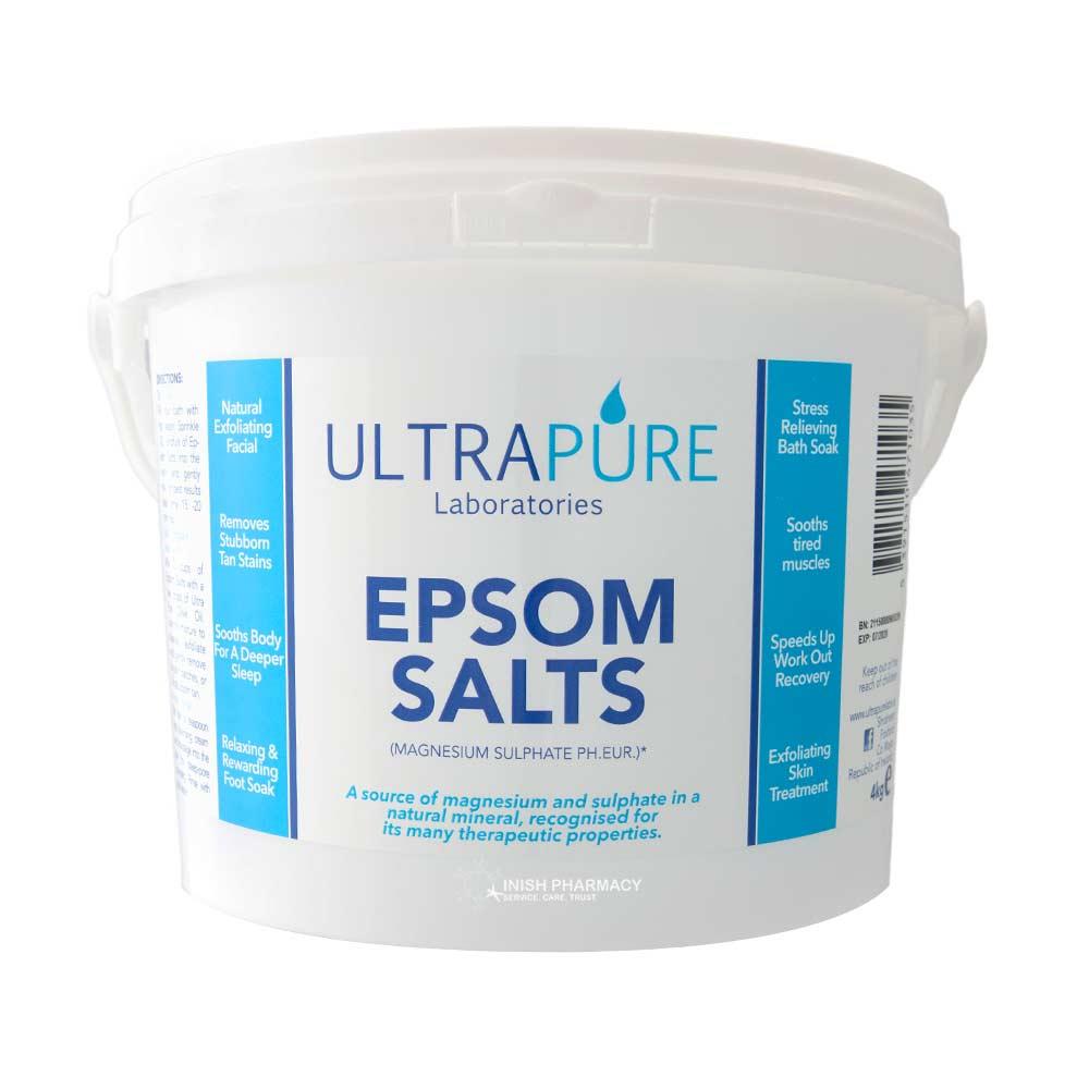 Ultrapure Epsom Salts 4kg Inish Pharmacy Ireland
