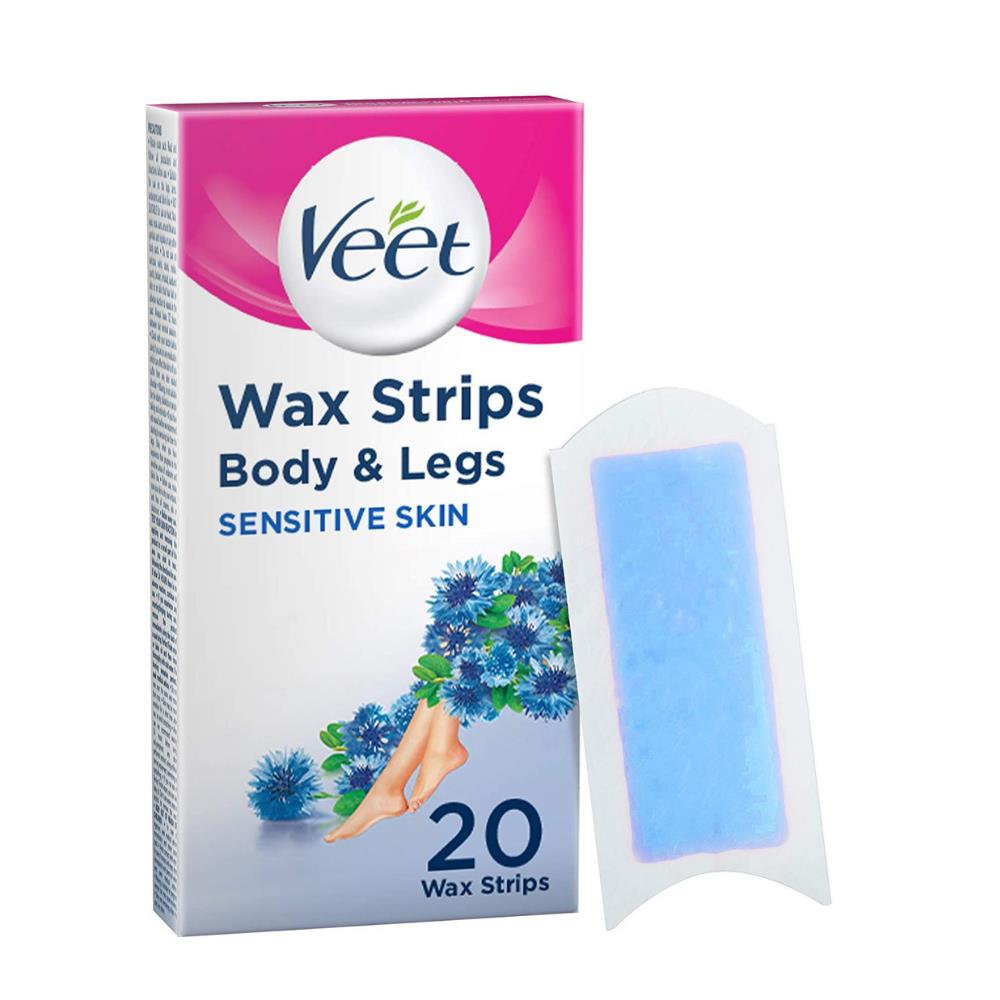 Veet Wax Strips For Sensitive Skin 20 Pack Inish Pharmacy Ireland