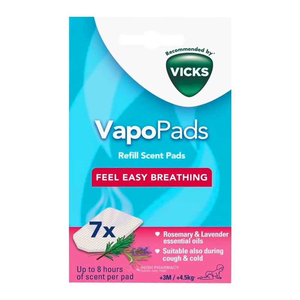 Vicks VapoPads Refill Scent Pads Rosemary & Lavender 7 Pack Inish