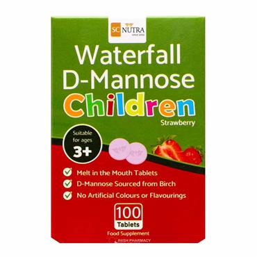 Waterfall D-Mannose Children Strawberry Melts 100 Tablets