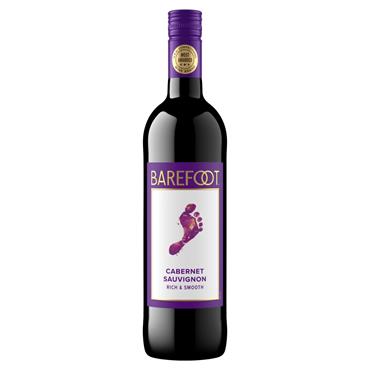 Barefoot Cabernet Sauvignon 750ml: Bold, Fruity & Easygoing