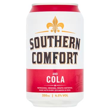 Southern Comfort & Cola 330ml Can