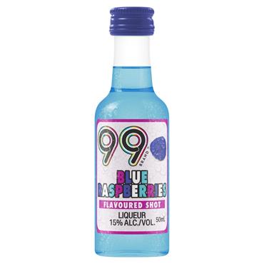 99 Blue Raspberries Flavoured Shot 50ml