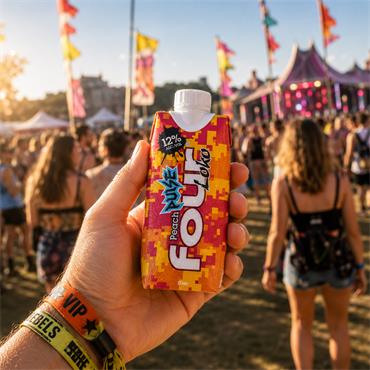 Four Loko Peach Pulse 330ml