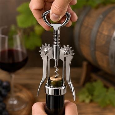 Chrome Lever Corkscrew