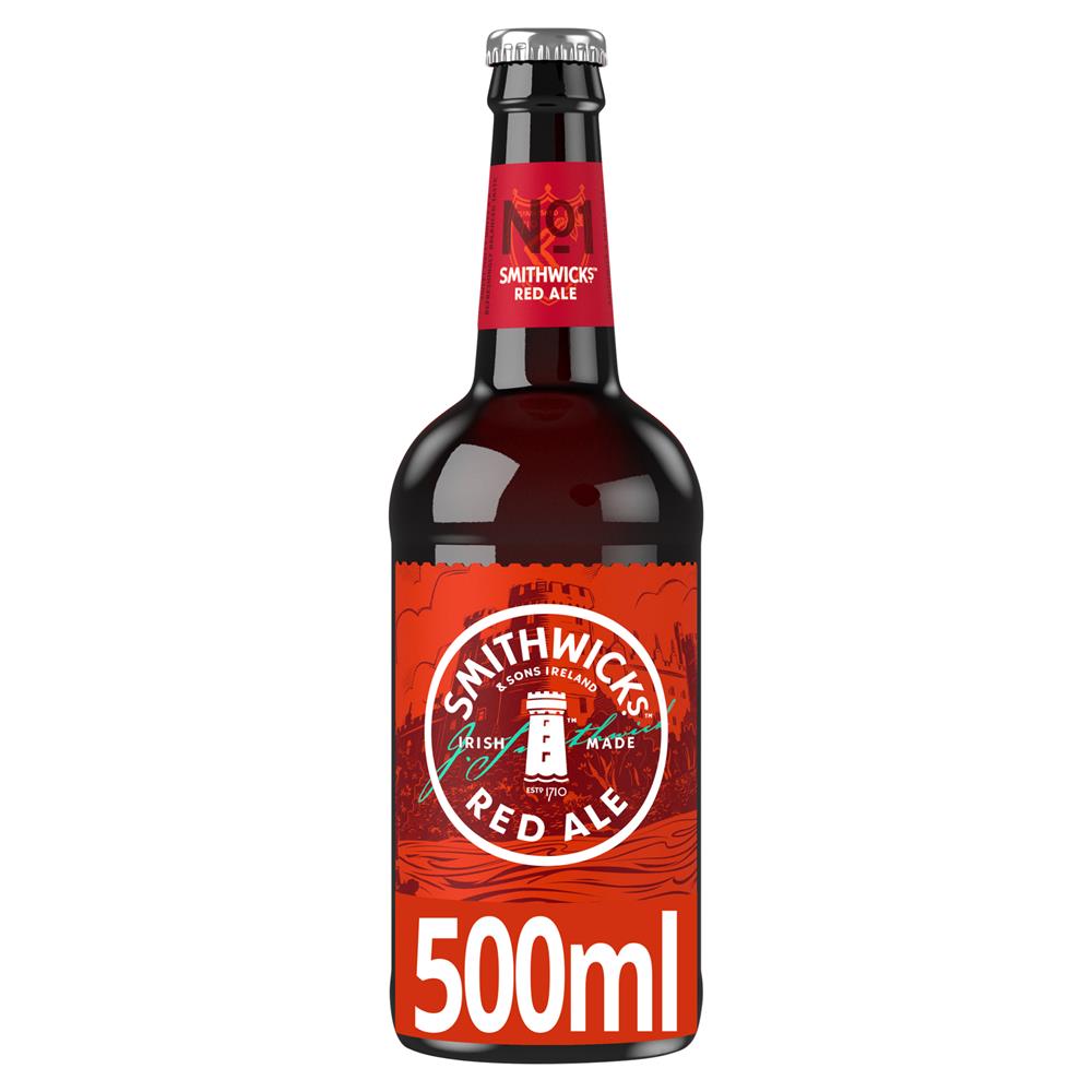 Smithwicks Red Ale 500ml Bottle 3.8 vol Buy now at Carry Out Off