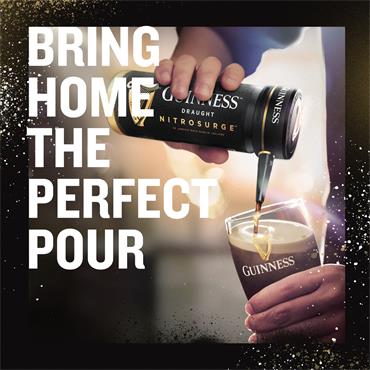 Guinness NitroSurge Device - Easy to Use - Portable - Re-chargeable - Use with NitroSurge™ Cans