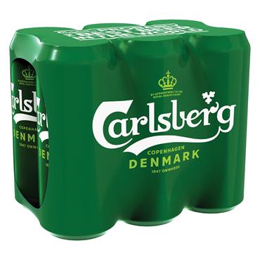 Carlsberg Premium Danish Lager 6 x 500ml Cans