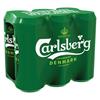 Carlsberg Premium Danish Lager 6 x 500ml Cans
