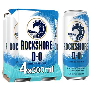 Rockshore Zero Alcohol 4 x 500ml Cans